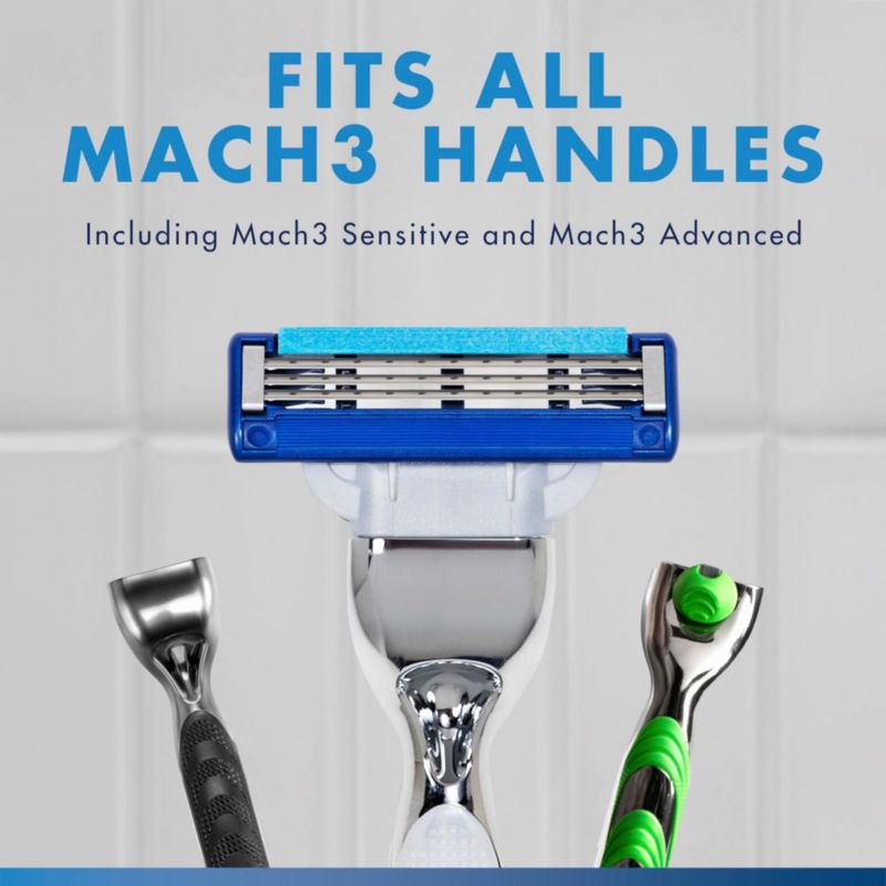 Cartuchos de Repuesto para Cuchillas Gillette Mach3 Turbo 17 Unidades
