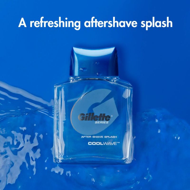 Loción para después del afeitado Gillette Series Cool Wave 100 ml para hombre