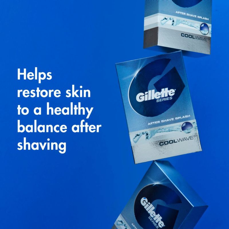 Loción para después del afeitado Gillette Series Cool Wave 100 ml para hombre