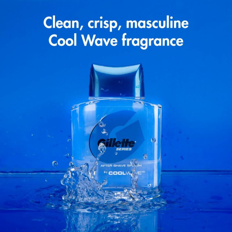 Loción para después del afeitado Gillette Series Cool Wave 100 ml para hombre