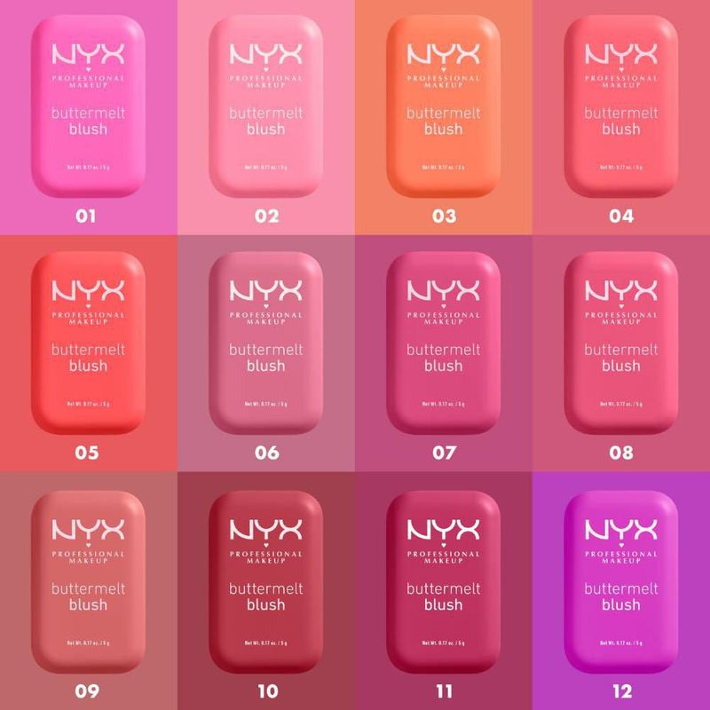Colorete en polvo NYX PROFESSIONAL MAKEUP Buttermelt Back And Butta