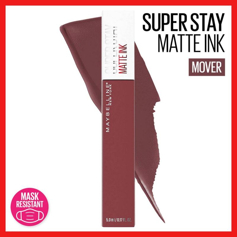 Lápiz labial líquido Maybelline Super Stay Matte Ink Mover Brown