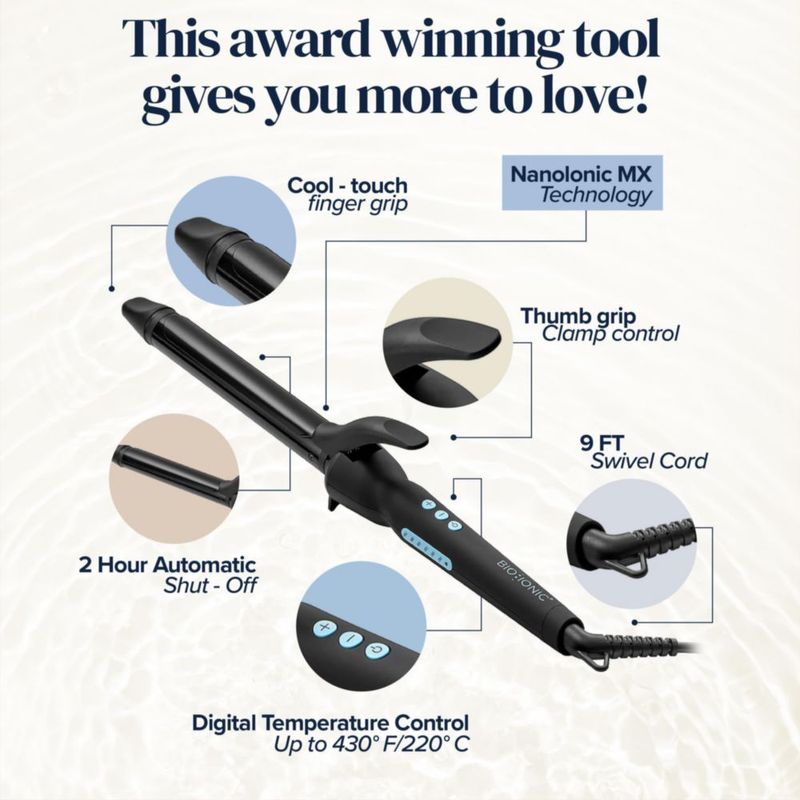 Curling Iron BIO IONIC Long-Barrel Styler 1.5 Black