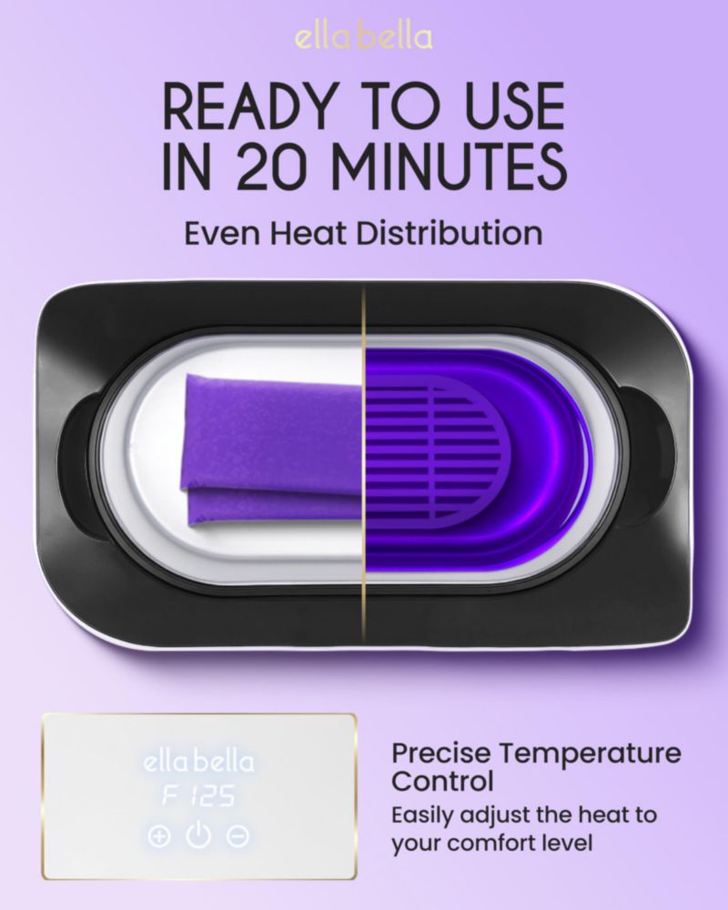Máquina de cera de parafina ELLA BELLA con kit completo para manos y pies