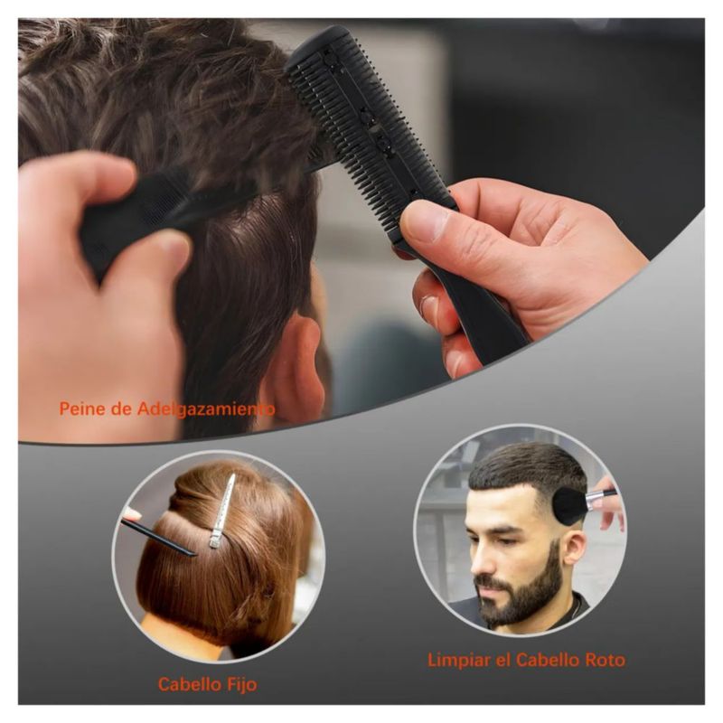 Tijeras Profesionales Para Corte De Cabello Color Negro
