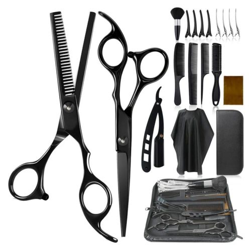 Tijeras Profesionales Para Corte De Cabello Color Negro