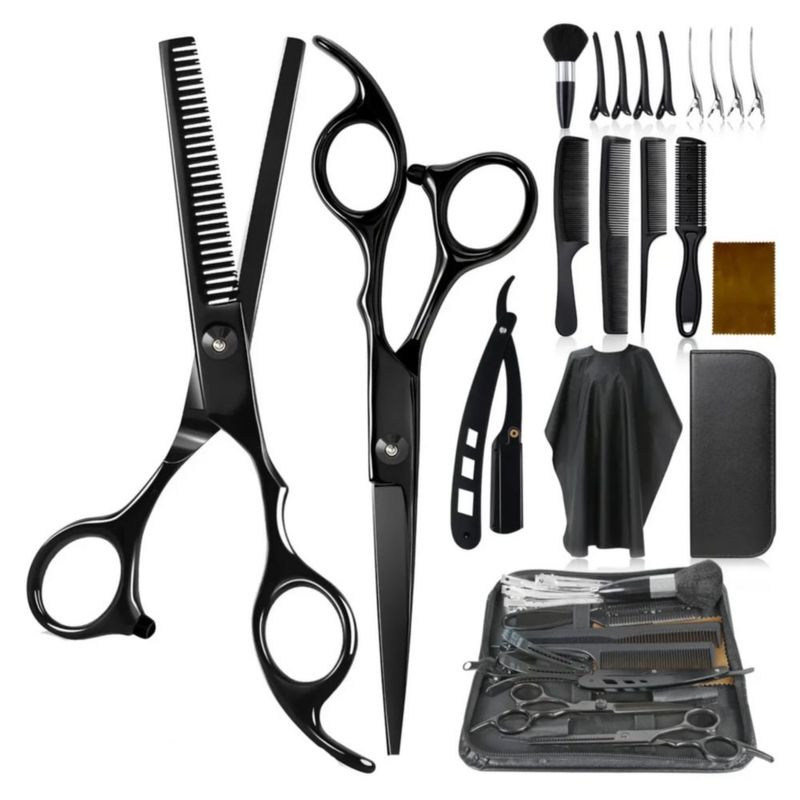 Tijeras Profesionales Para Corte De Cabello Color Negro
