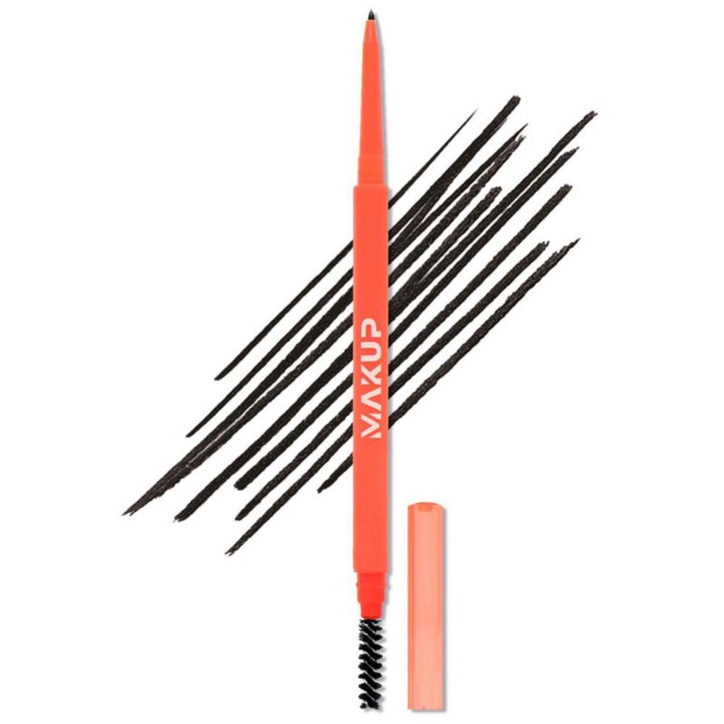 Lápiz para cejas Makup Beauty Skinny Brow a prueba de agua negro