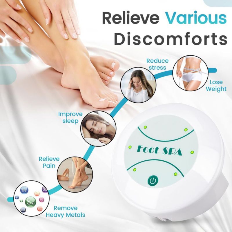 Máquina portátil de baño iónico desintoxicante para pies LeCuag