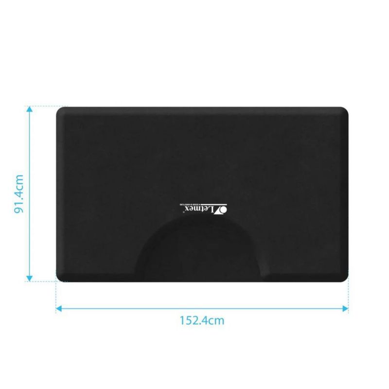 Tapete Antifatiga Rectangular Para Silla De Corte Barbería TAP-3 LETMEX