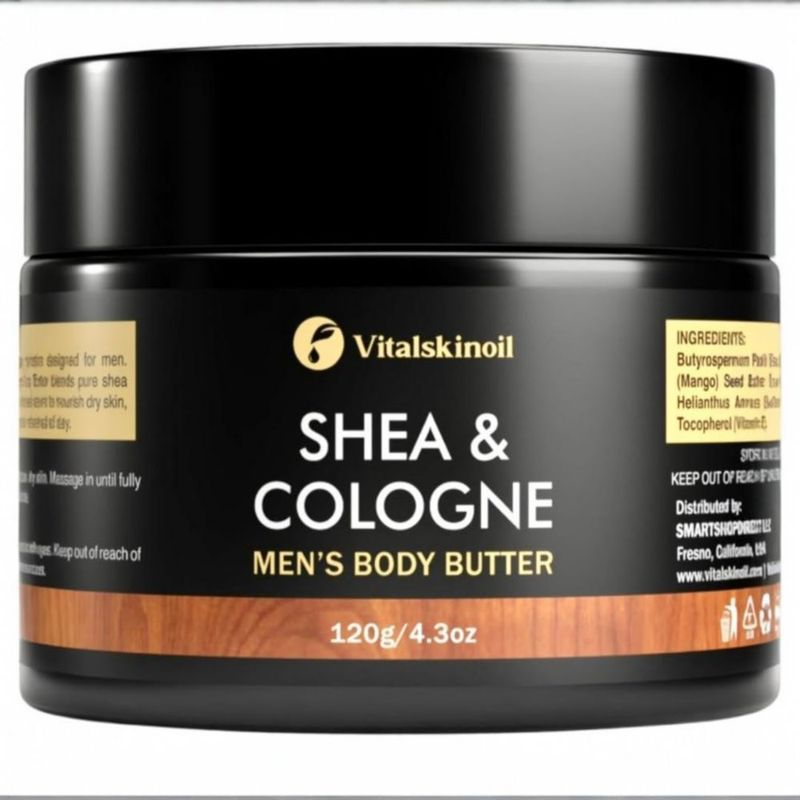 Manteca corporal VITALSKINOIL Shea Cologne para hombre 120 g