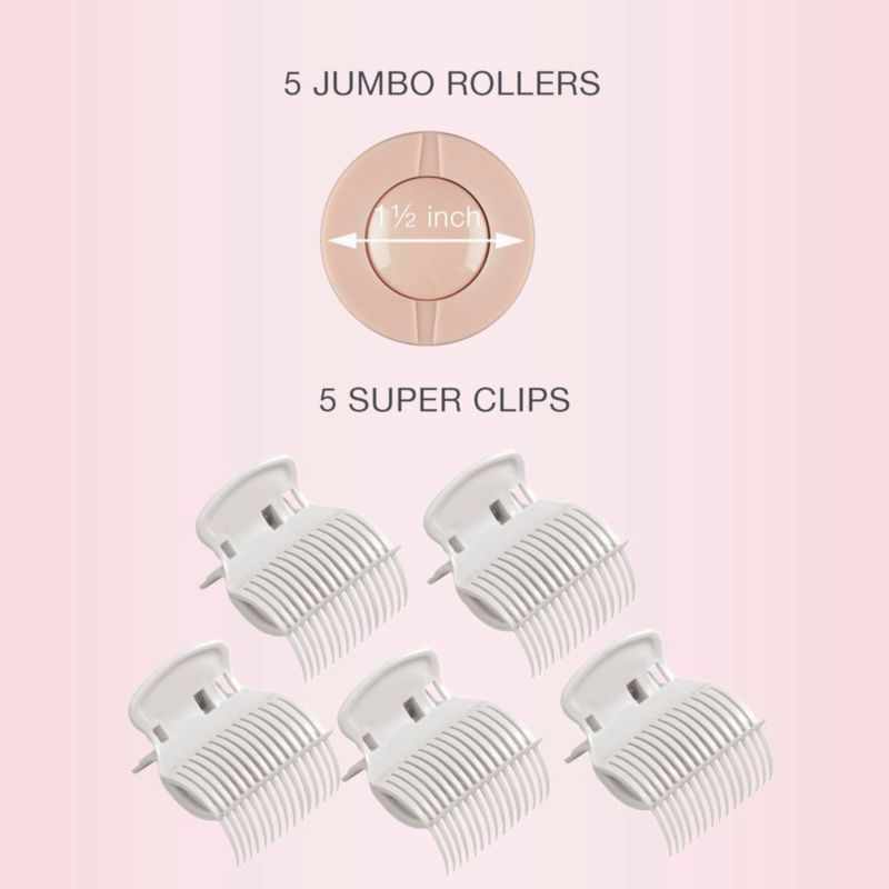 Hot Rollers Conair Double Ceramic de 1.5 pulgadas para todo tipo de cabello