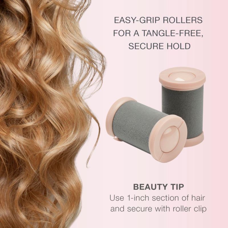 Hot Rollers Conair Double Ceramic de 1.5 pulgadas para todo tipo de cabello