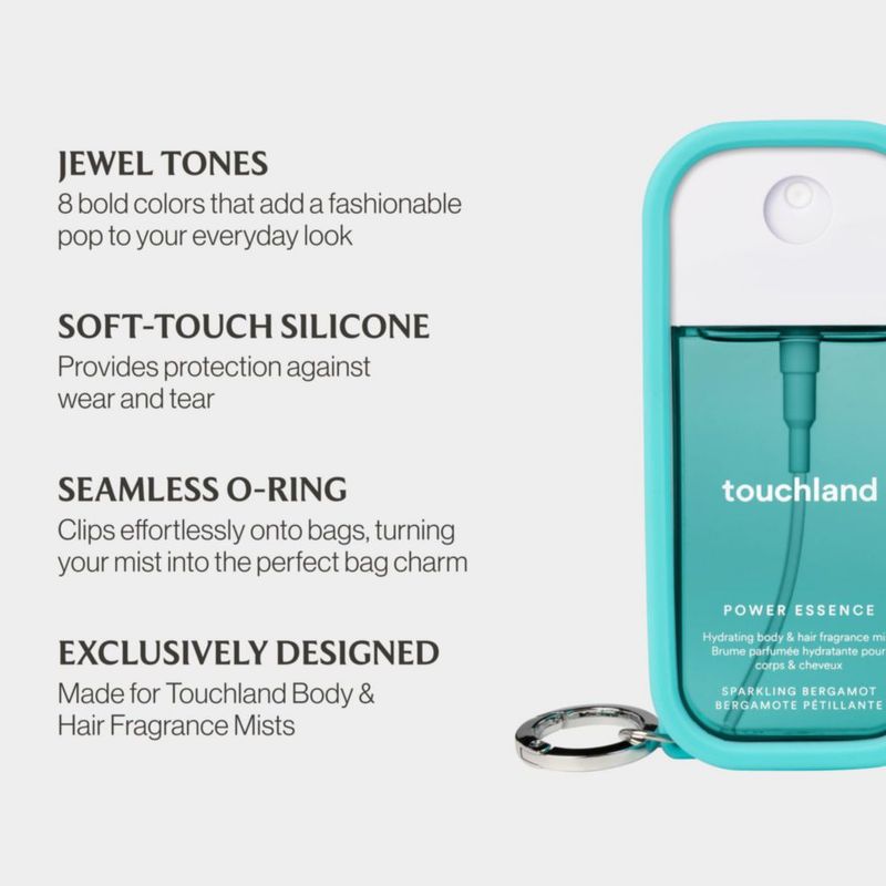 Funda de Silicona Touchland para Body & Hair Mist 2 fl oz Azul Azure