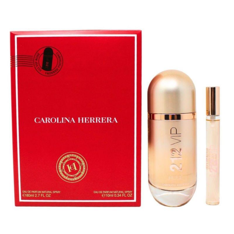 Set Carolina Herrera 212 Vip Rosé (Mini) 2 Pz Para Mujer