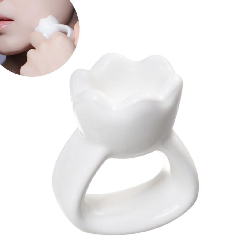 Herramienta Facial HAUA Anillo Gua Sha Masajeador Cerámico 60 ml