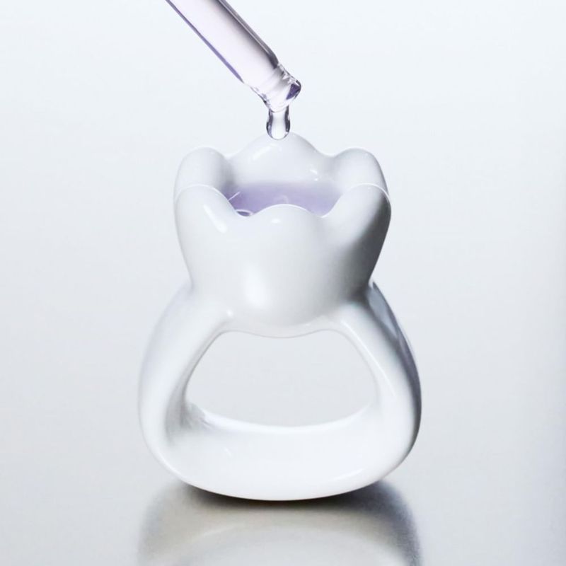 Herramienta Facial HAUA Anillo Gua Sha Masajeador Cerámico 60 ml