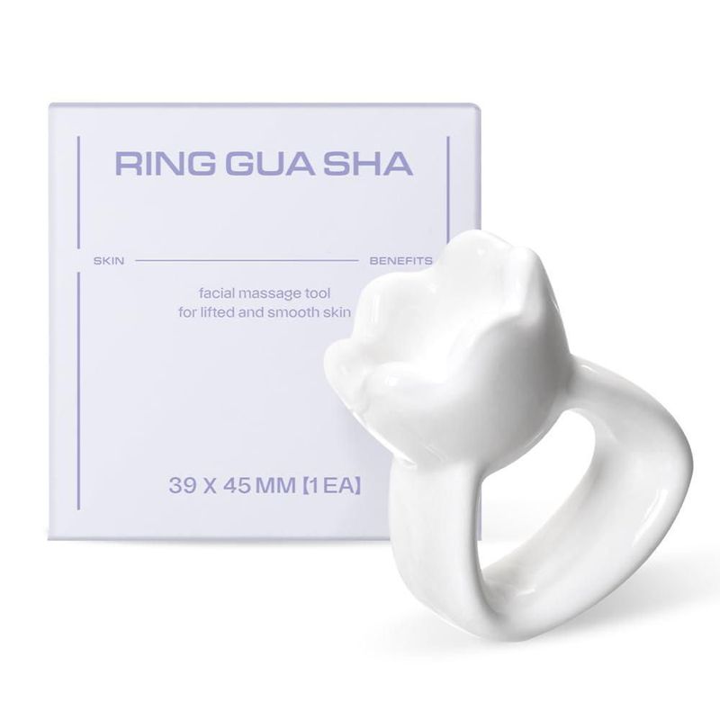 Herramienta Facial HAUA Anillo Gua Sha Masajeador Cerámico 60 ml