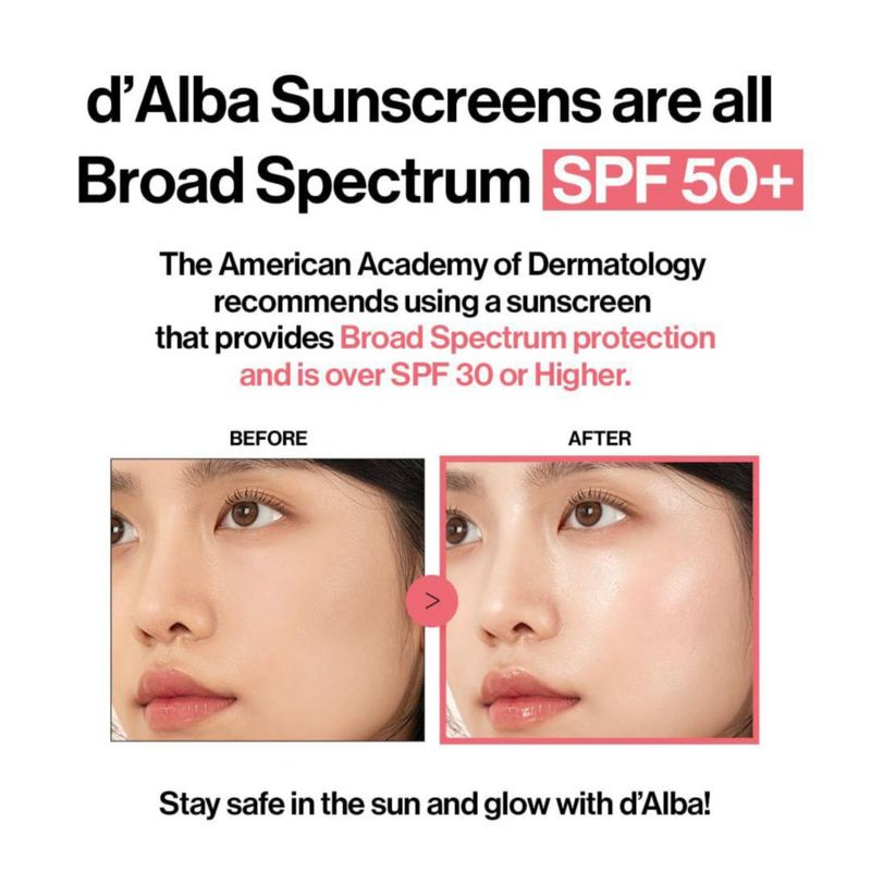 Sérum protector solar d'alba Piedmont Waterfull Tone-Up SPF 50+