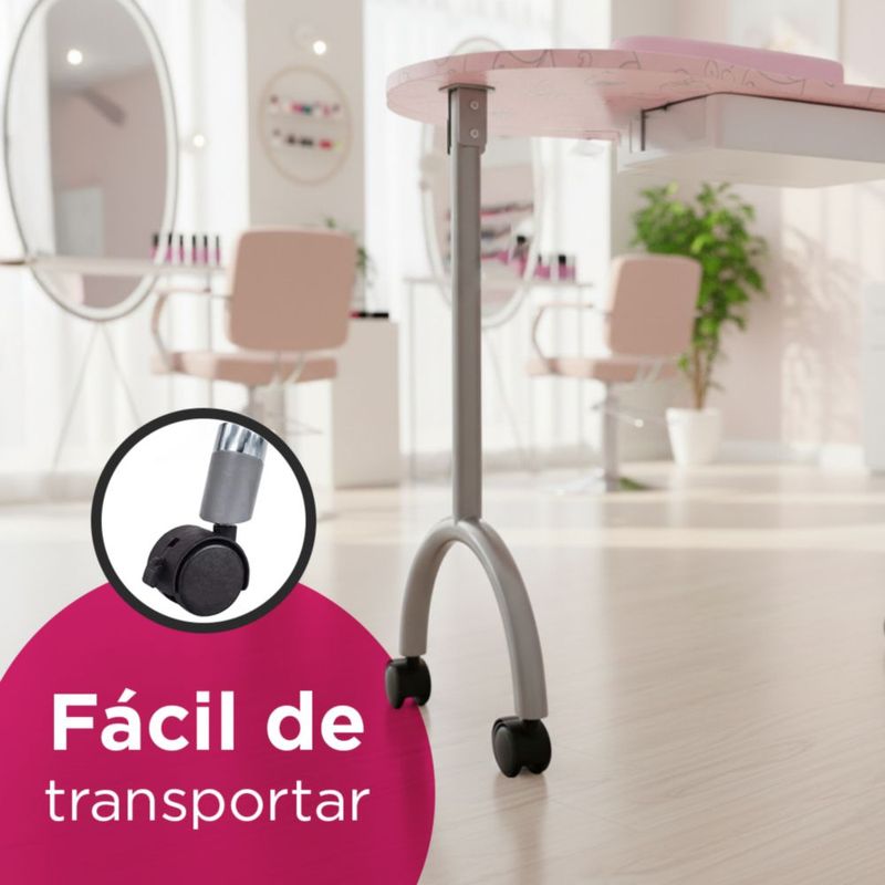 Mesa Profesional Para Manicure VANLIG Portátil Uñas Salón De Belleza
