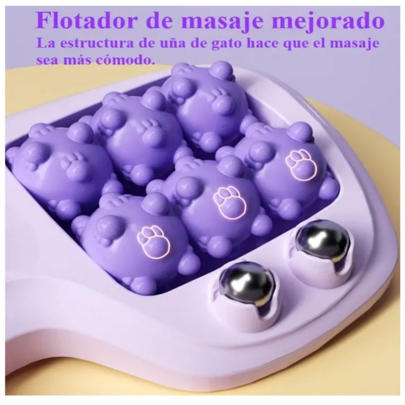 Rodillo Para Masaje De Pies, Alivia El Dolor De La Fascitis Color Morado