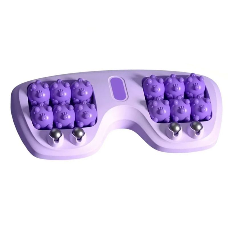 Rodillo Para Masaje De Pies, Alivia El Dolor De La Fascitis Color Morado