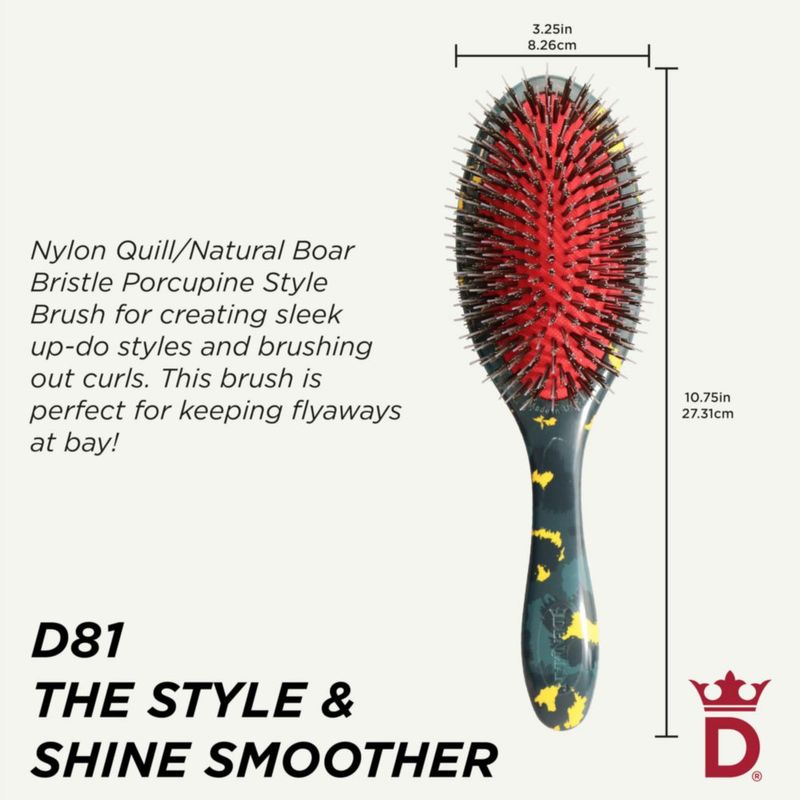 Cepillo para Cabello Denman D81M con Cerdas de Jabalí y Nylon para Desenredar