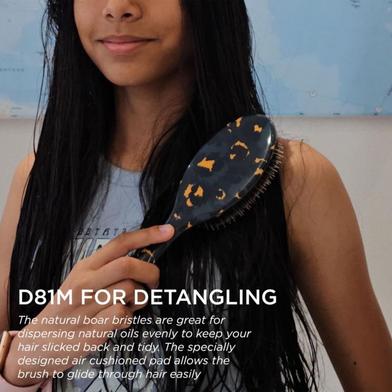 Cepillo para Cabello Denman D81M con Cerdas de Jabalí y Nylon para Desenredar