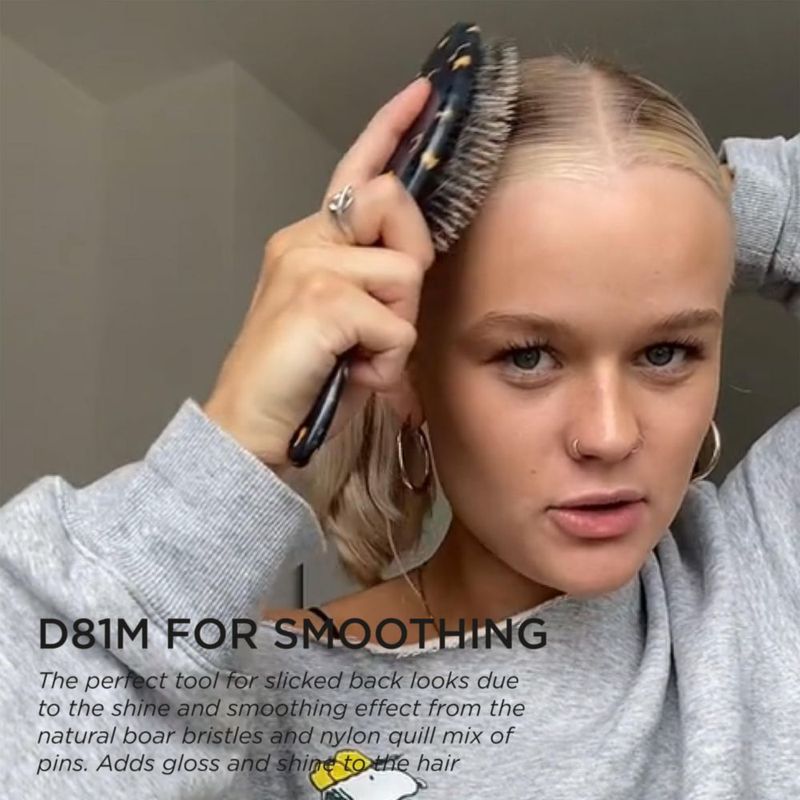 Cepillo para Cabello Denman D81M con Cerdas de Jabalí y Nylon para Desenredar