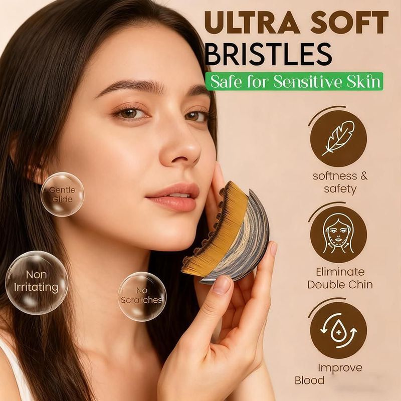 Cepillo Facial AEKI Contorno Linfático Cerdas Suaves