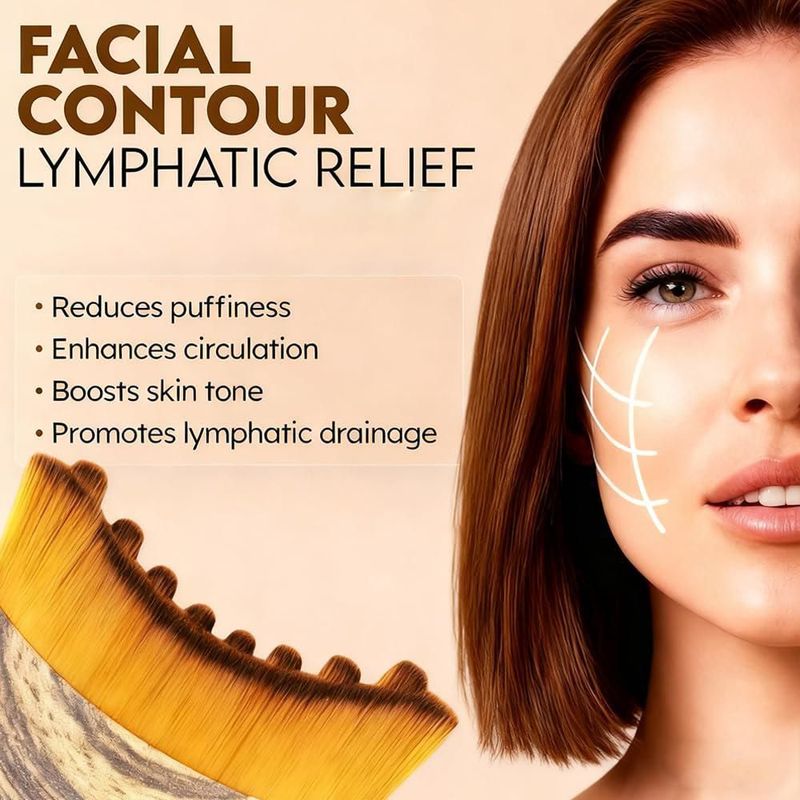 Cepillo Facial AEKI Contorno Linfático Cerdas Suaves
