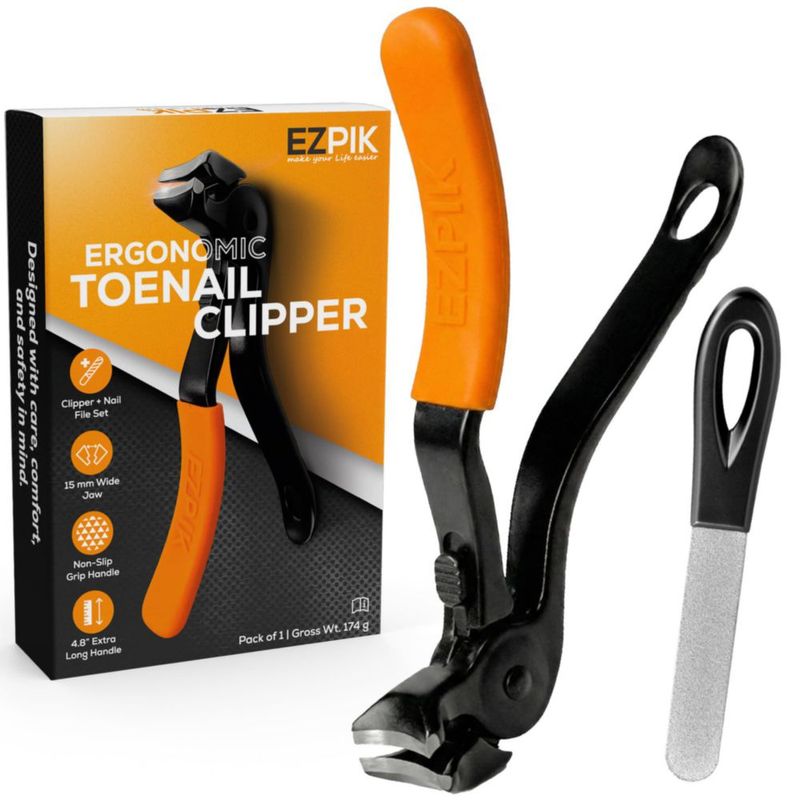 Cortaúñas EZPIK Mango Largo de 12 cm Acero Inoxidable