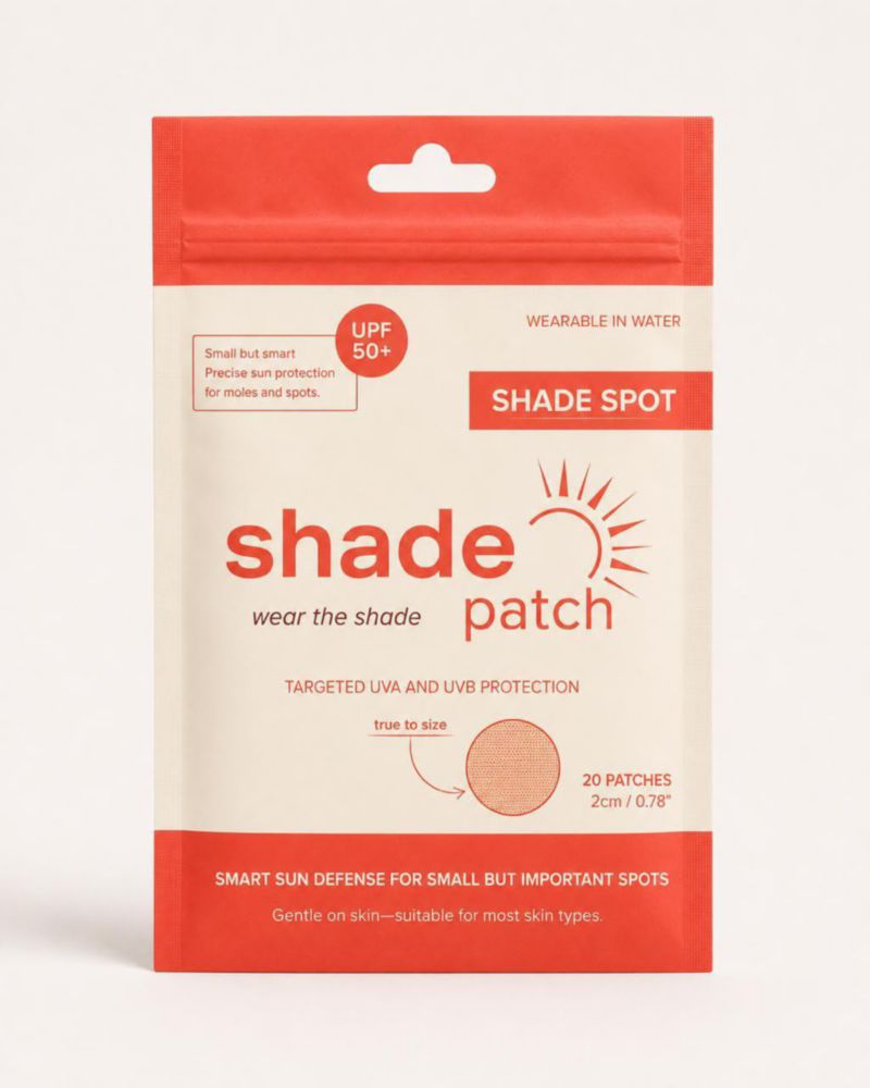 Parche Protector Solar Facial Shade Patch UPF 50+ Paquete con 20 Unidades