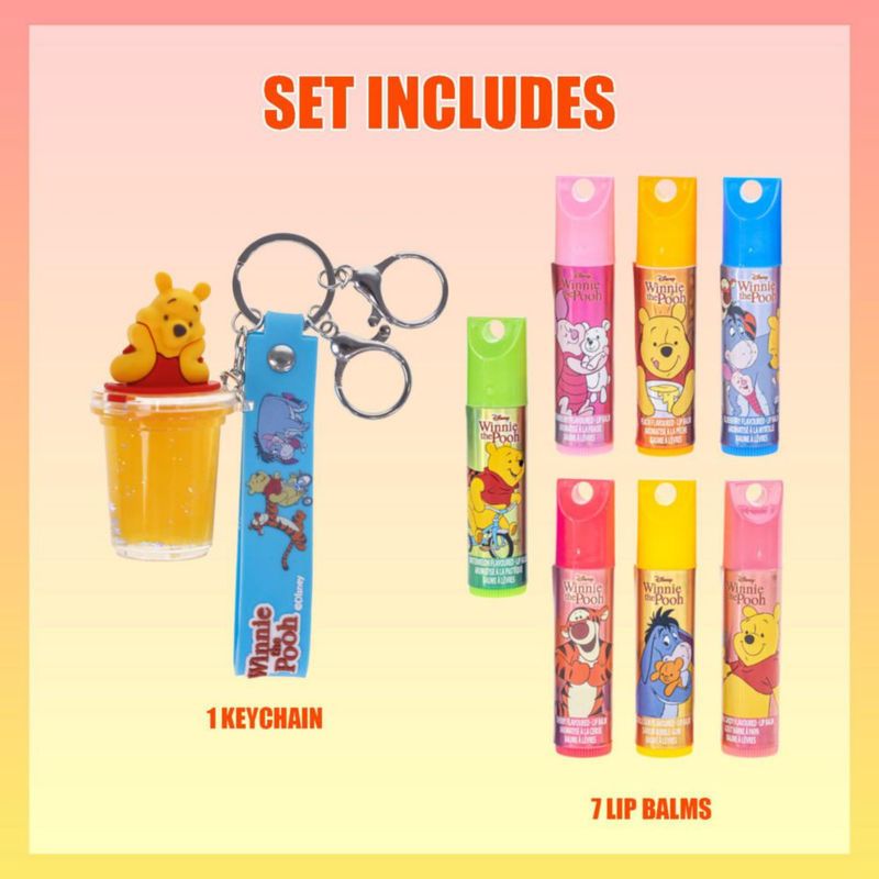 Set de Bálsamos Labiales Townley Girl Winnie the Pooh 7 Piezas
