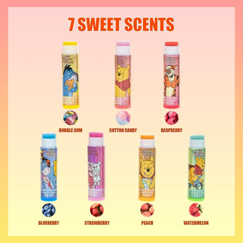 Set de Bálsamos Labiales Townley Girl Winnie the Pooh 7 Piezas