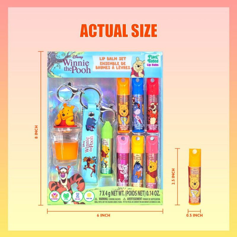 Set de Bálsamos Labiales Townley Girl Winnie the Pooh 7 Piezas