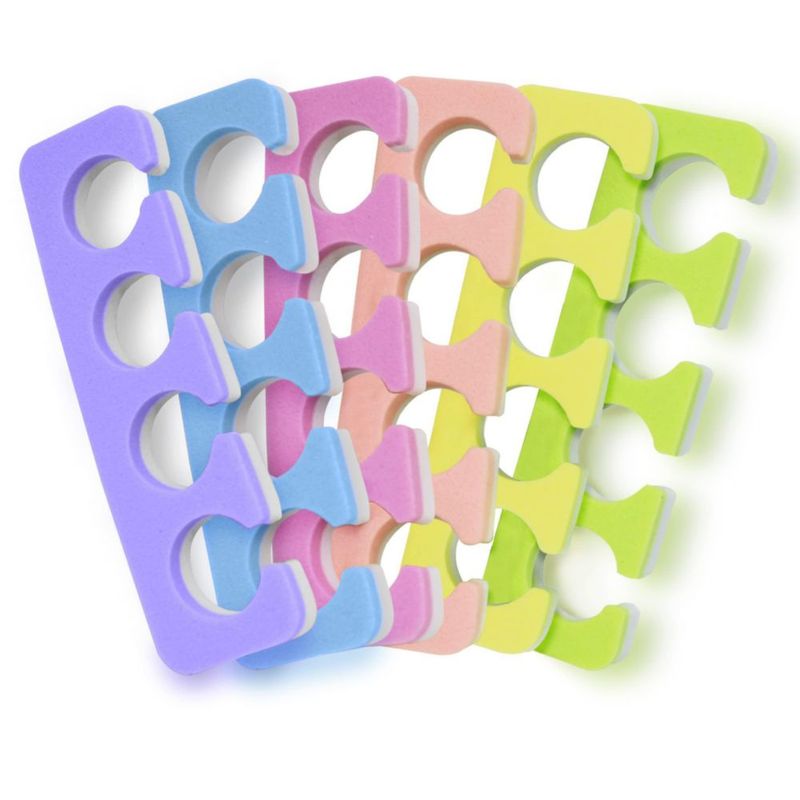 Set de Separadores de Dedos ZMOI 24 Piezas Espuma Suave y Duradera