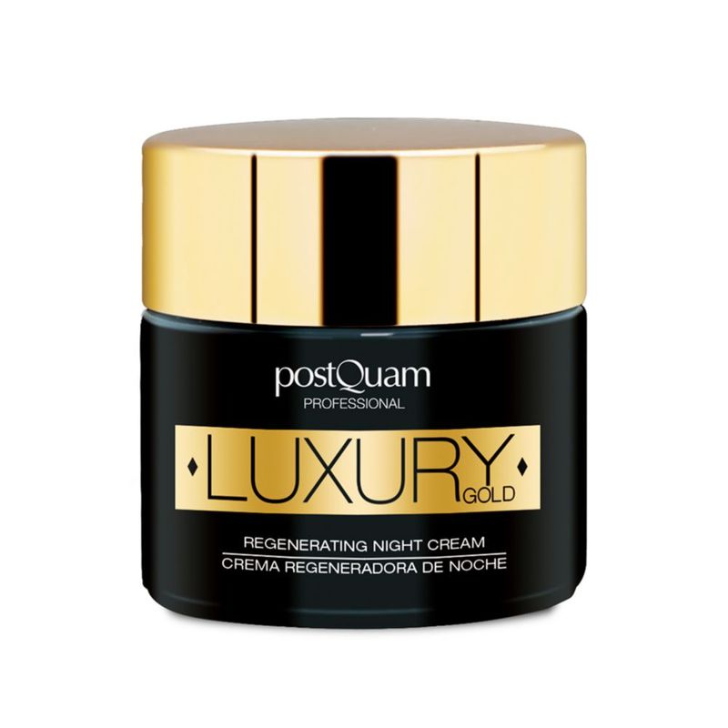 Crema Facial de Noche Luxury Gold 1% Oro 50 ml PostQuam