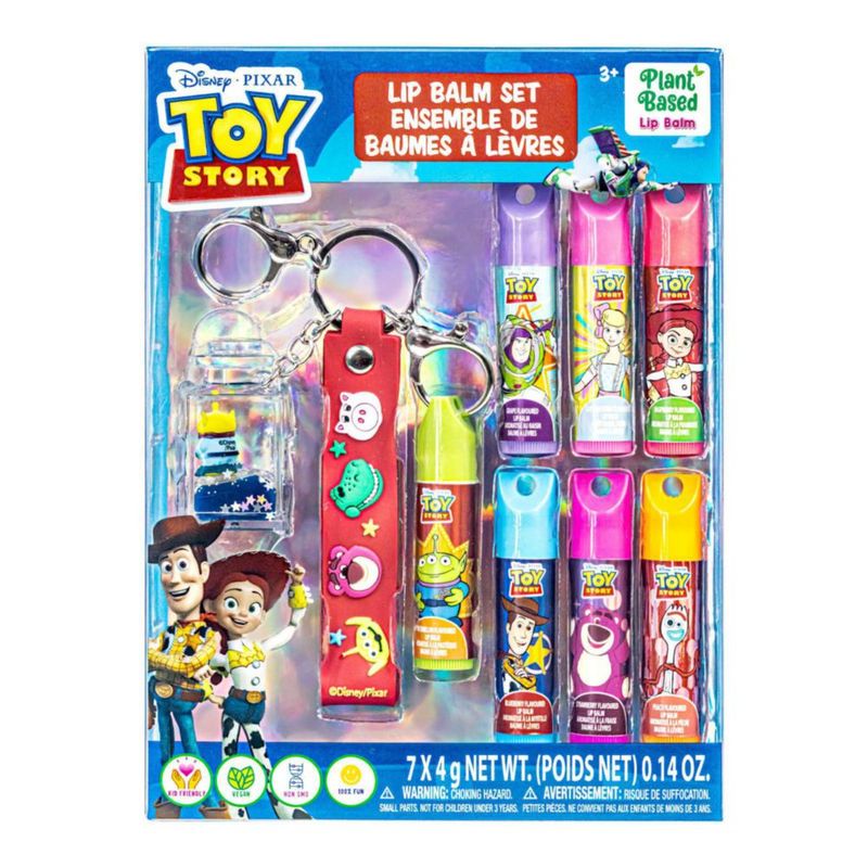 Bálsamo Labial Townley Girl Toy Story Pack de 7 con Ingredientes Vegetales