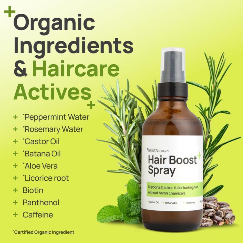 Spray Fortalecedor para el Cabello Brigs Naturals Botánicos Orgánicos