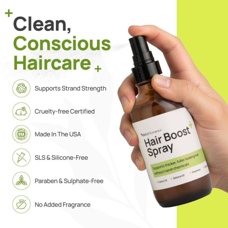 Spray Fortalecedor para el Cabello Brigs Naturals Botánicos Orgánicos