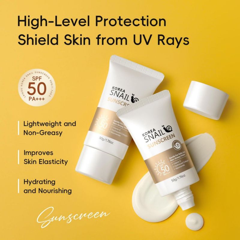 Protector Solar New Cover FPS 50 con Mucina de Caracol 50 g