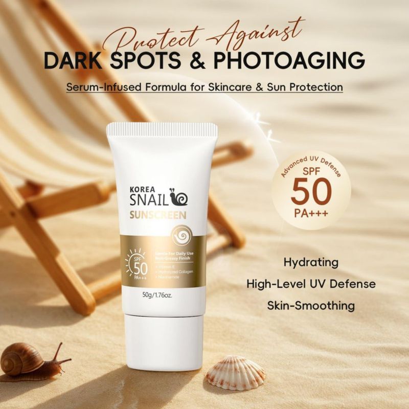 Protector Solar New Cover FPS 50 con Mucina de Caracol 50 g
