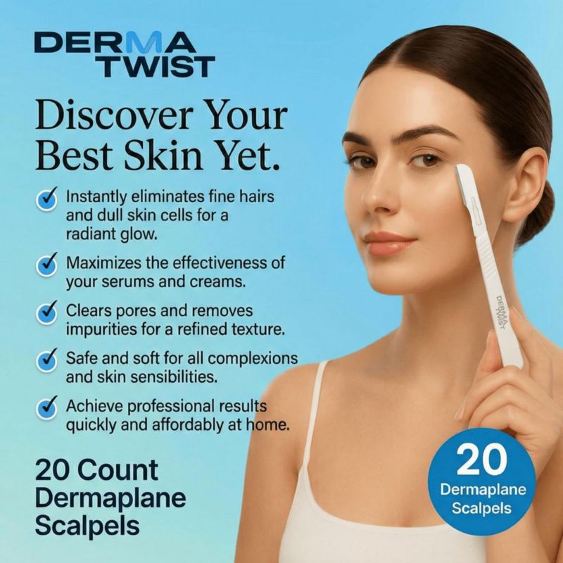 Rasuradora Dermaplane Derma Twist 14R Paquete de 20 Desechables