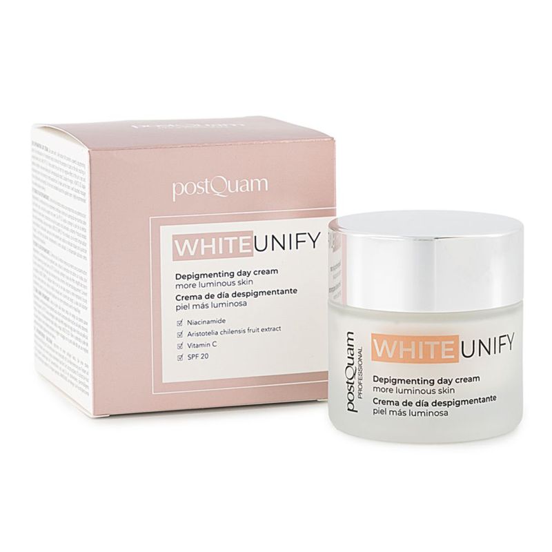 Crema de Día Despigmentante White Unify SPF 20 50 ml PostQuam