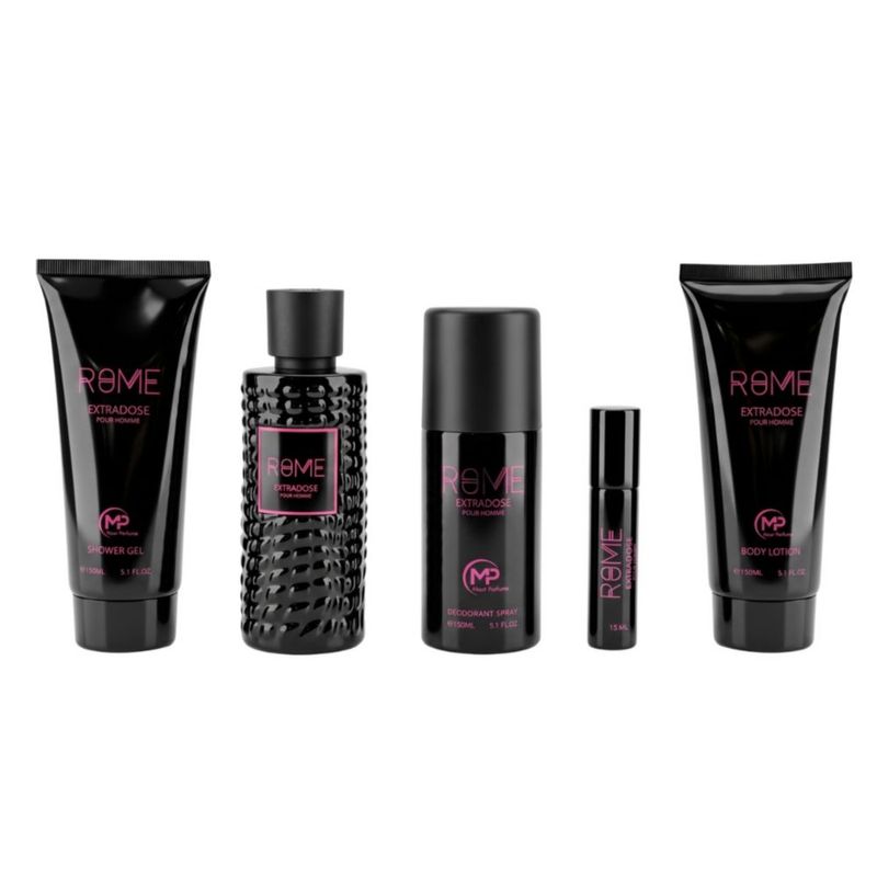 Set Bharara Mast Perfume Rome Extradose 5 Pz Para Hombre
