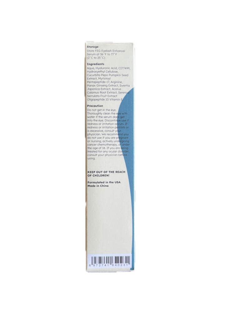 Máscara FEG con Sérum Acelerador de Crecimiento de Pestañas 6 ml