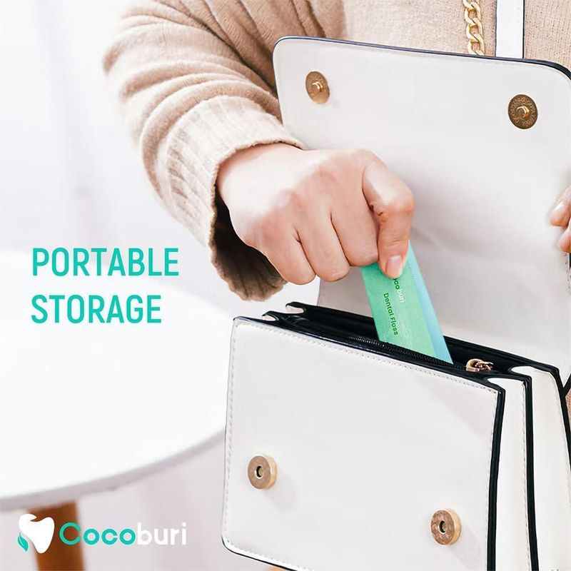 Hilo Dental COCOBURI 100 Unidades Portátil Individual