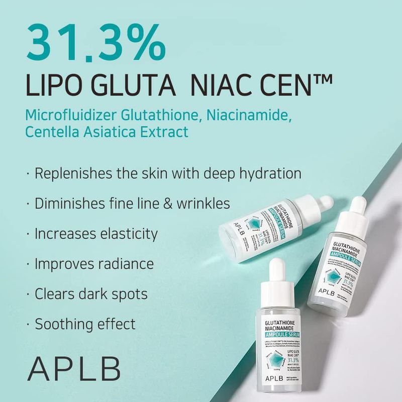 Sérum APLB LIPO GLUTA NIAC CEN™ 313% de glutatión 40 ml
