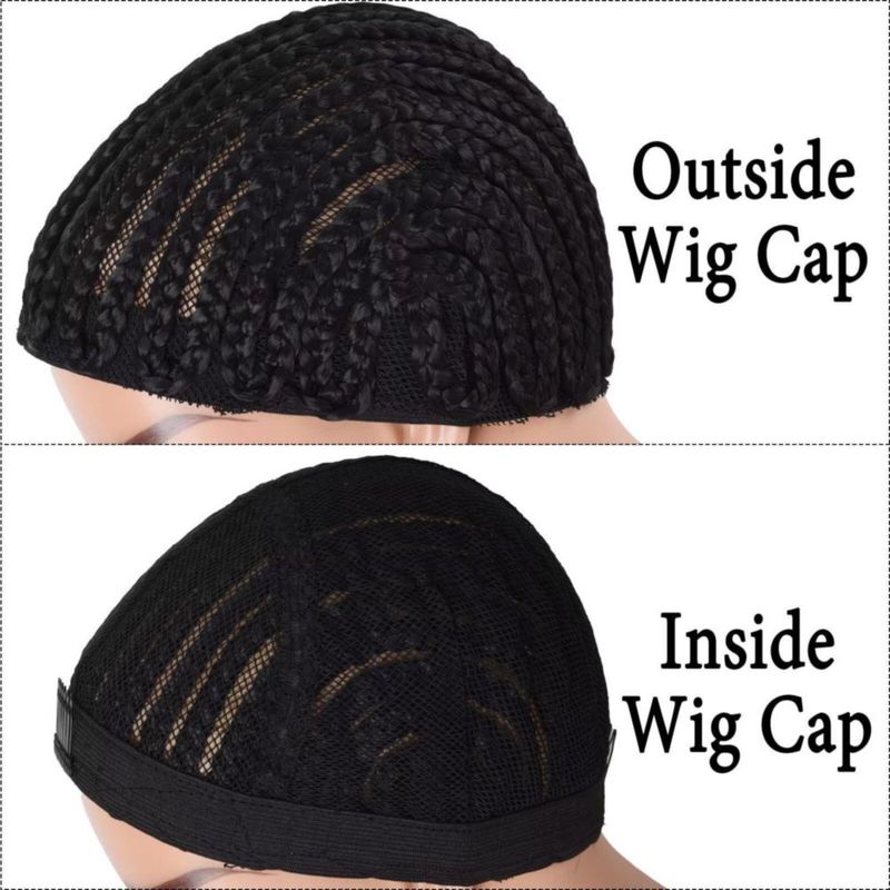 Gorra Trenzada Mediana Royota Negra Transpirable